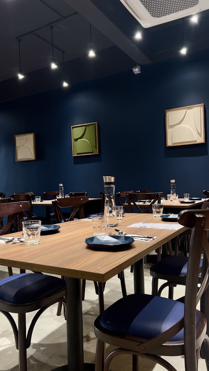 The dining room at S.A.J.